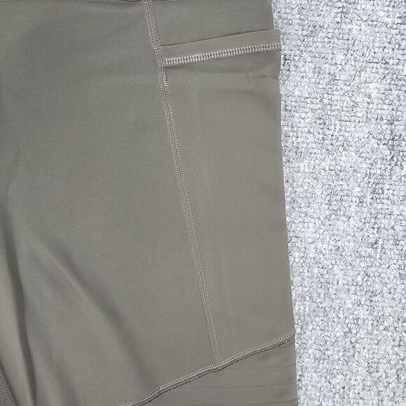 Athleta Leggings Womens Medium Green Arbor Olive Inclination Moto Tight Active - Picture 9 of 16